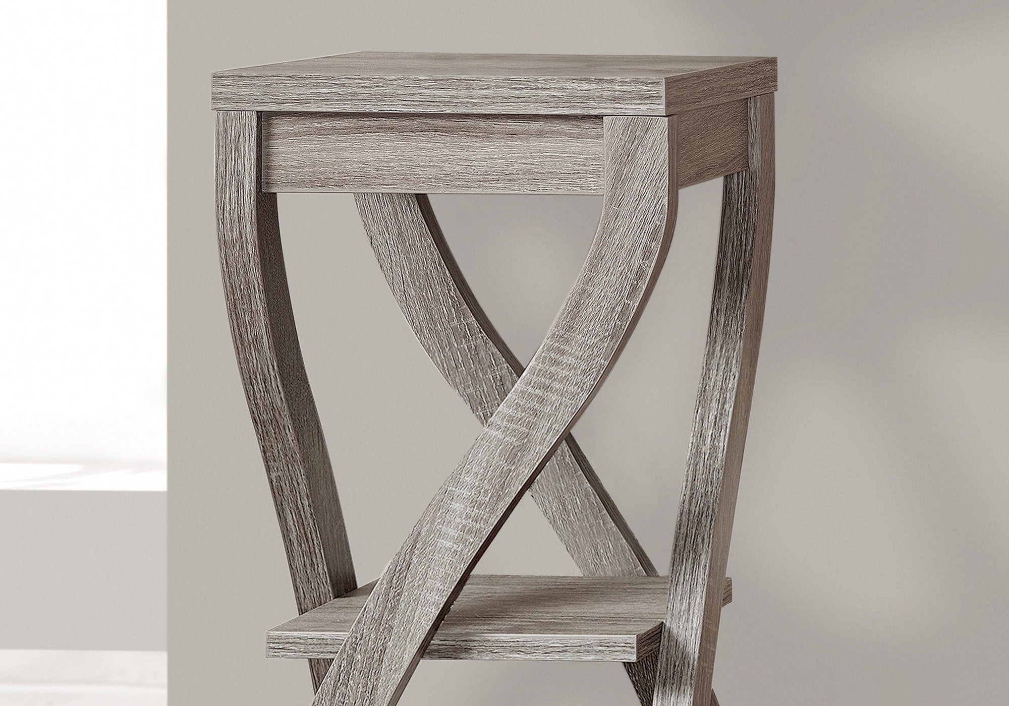 TABLE D'APPOINT - 32"H / FONCE TAUPE 