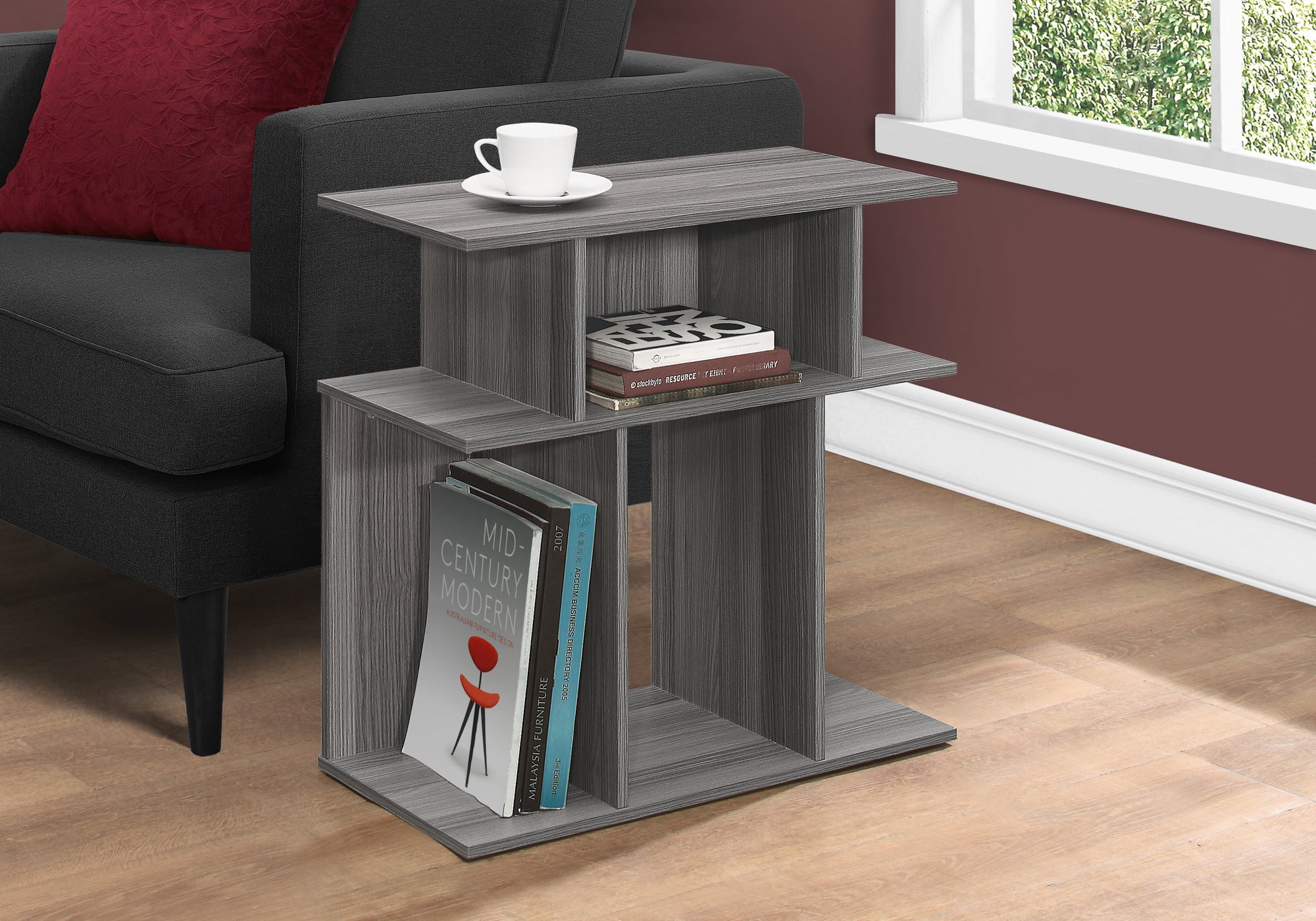 TABLE D'APPOINT - 24"H / GRIS