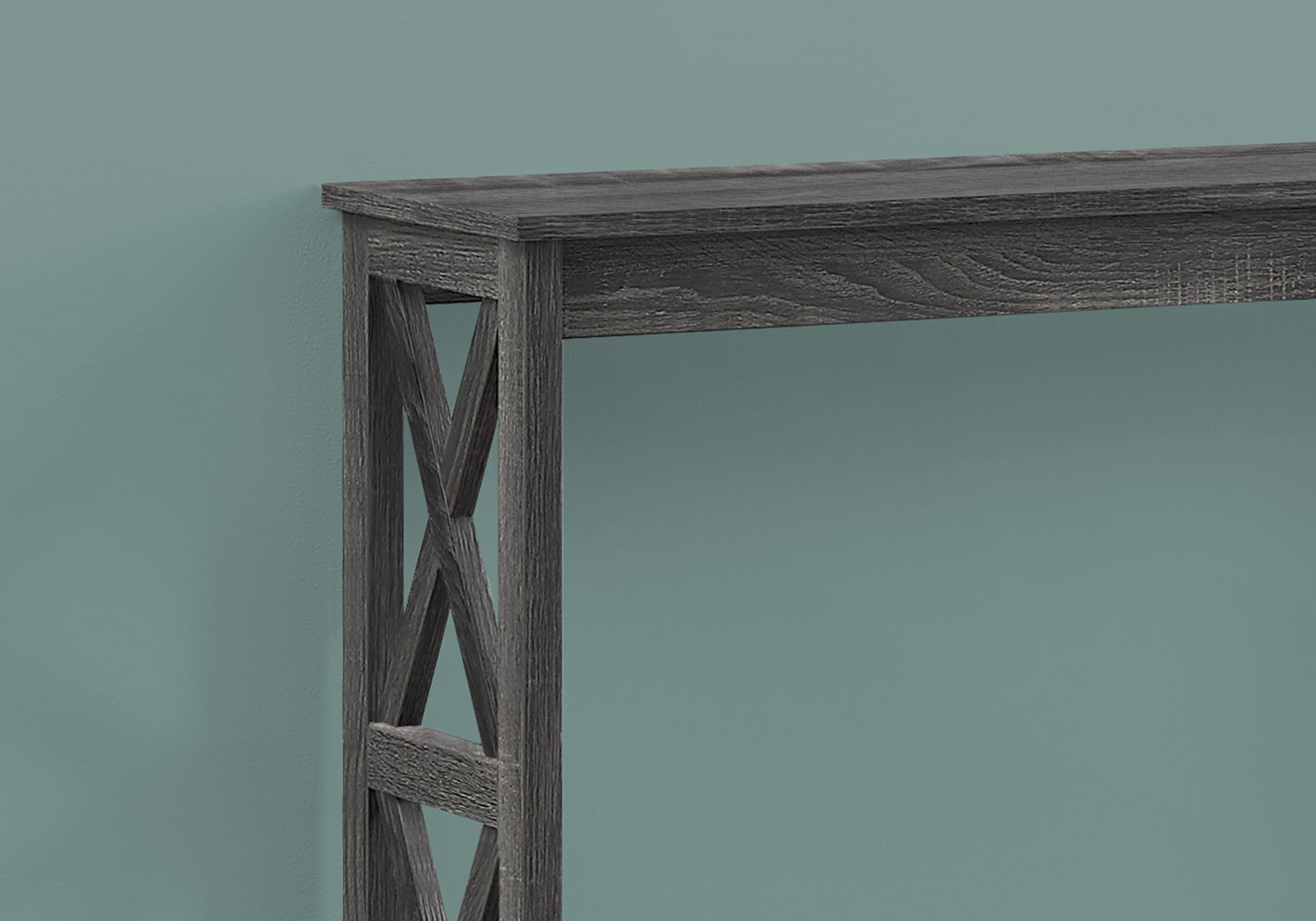 TABLE D'APPOINT - 48"L / CONSOLE D'ENTREE GRIS 