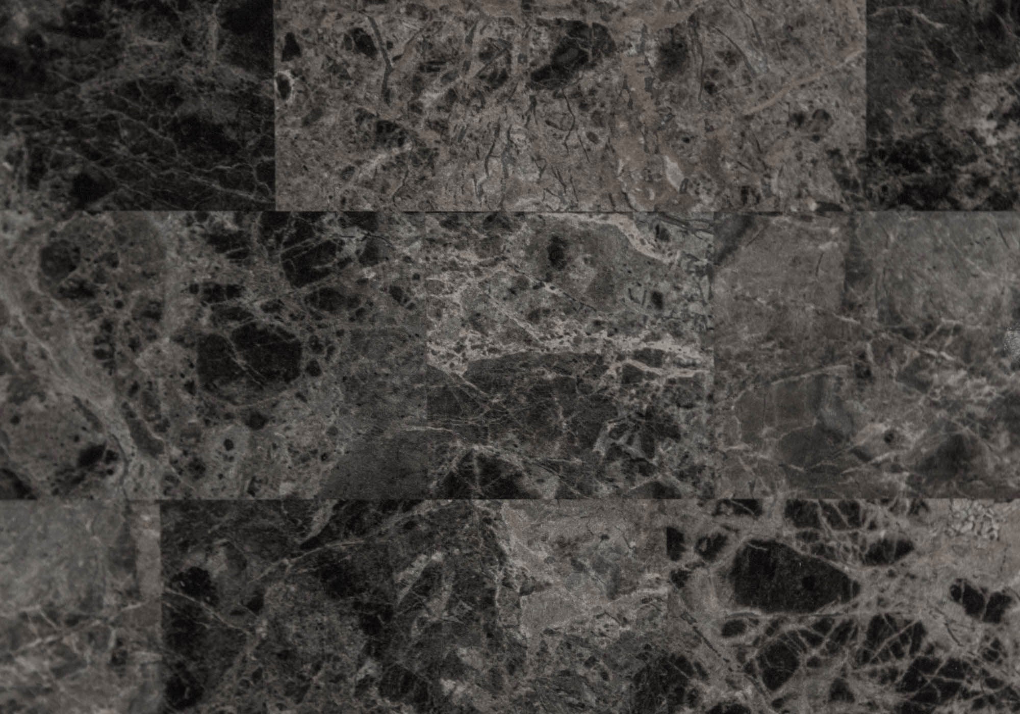 TABLE D'APPOINT - MARBRE GRIS / METAL ANTHRACITE 