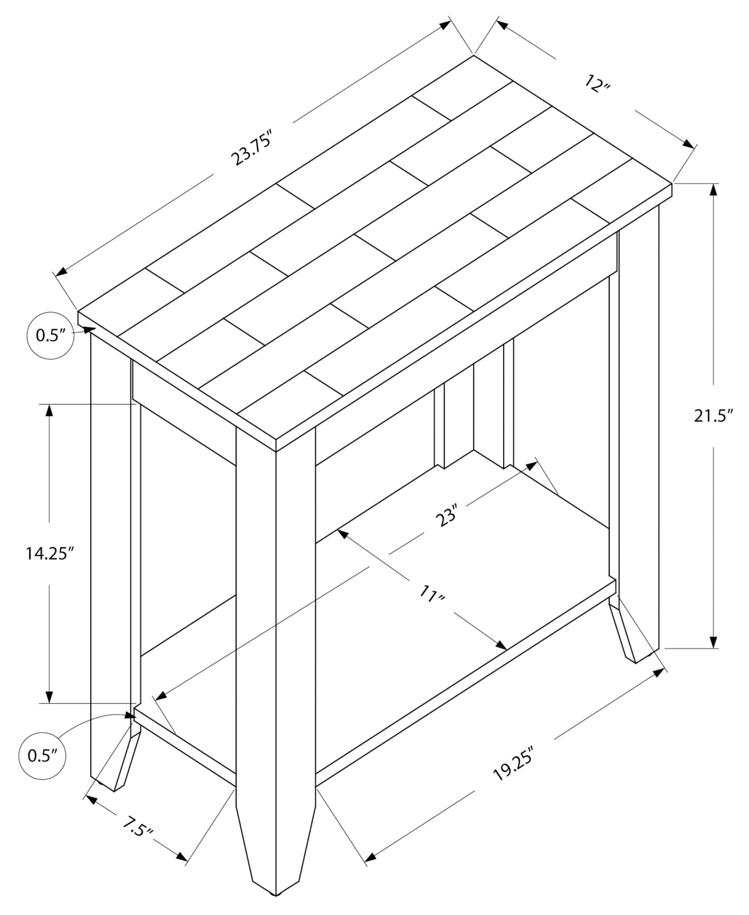 TABLE D'APPOINT - ESPRESSO / DESSUS EN MARBRE 