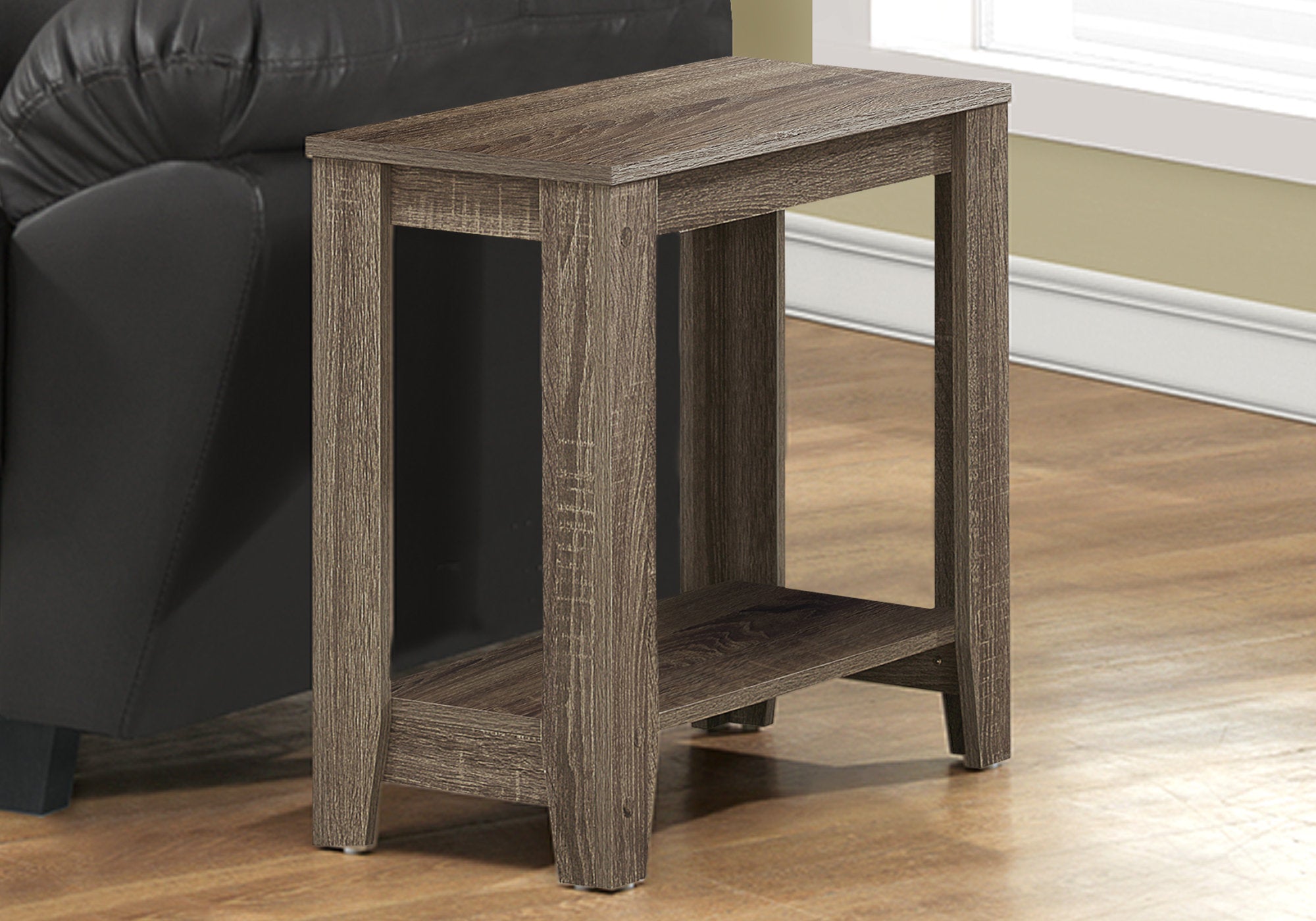 TABLE D'APPOINT - TAUPE FONCÉ