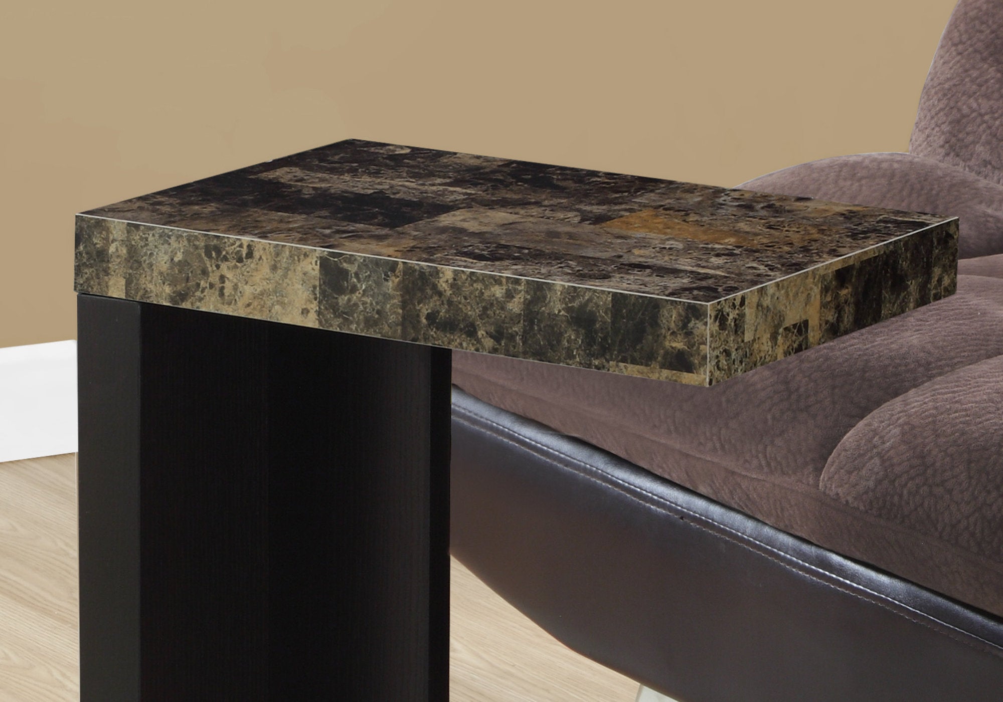 TABLE D'APPOINT - ESPRESSO / PLATEAU ASPECT MARBRE 