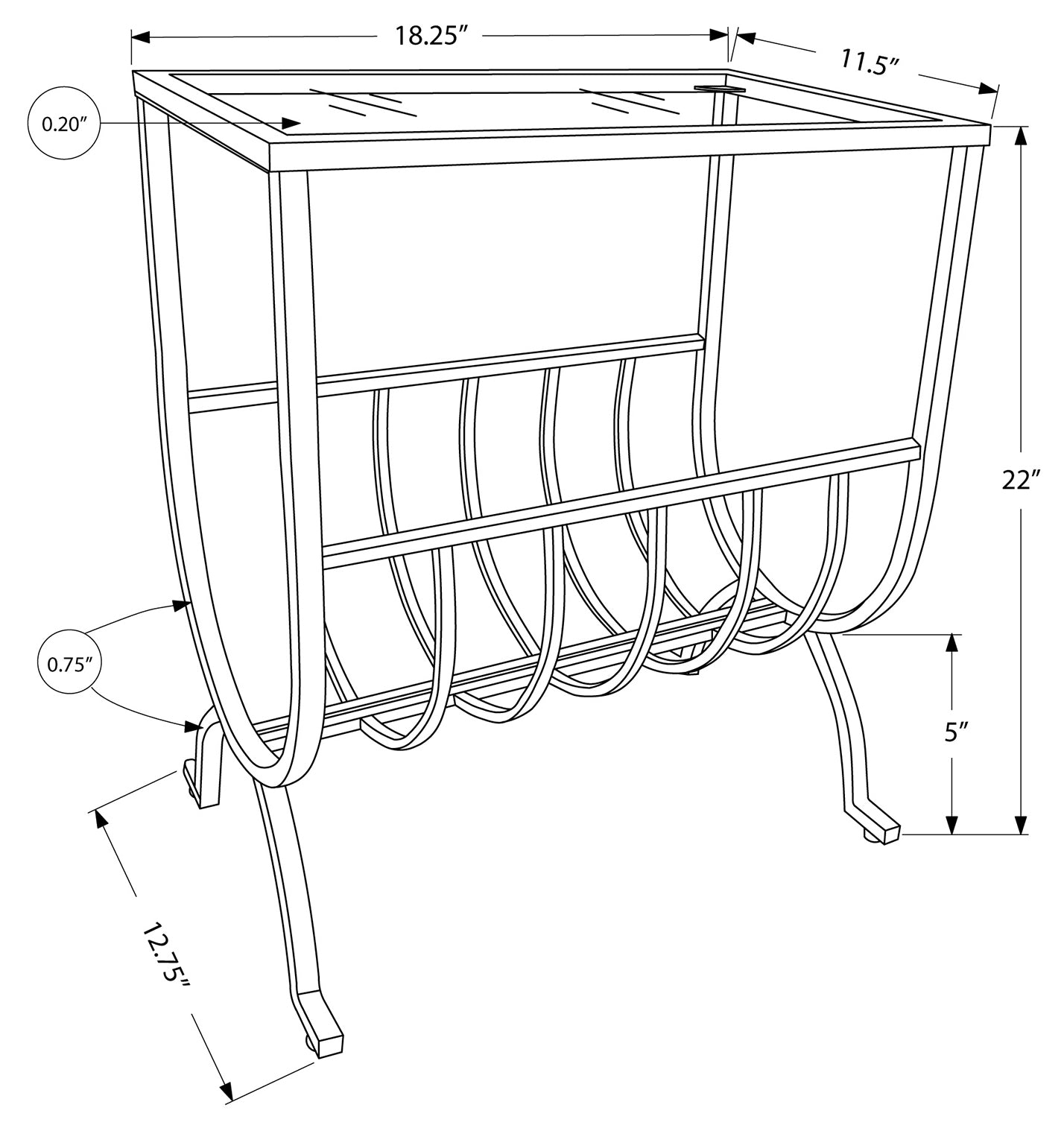 TABLE D'APPOINT - MÉTAL NOIR AVEC VERRE TREMPÉ 