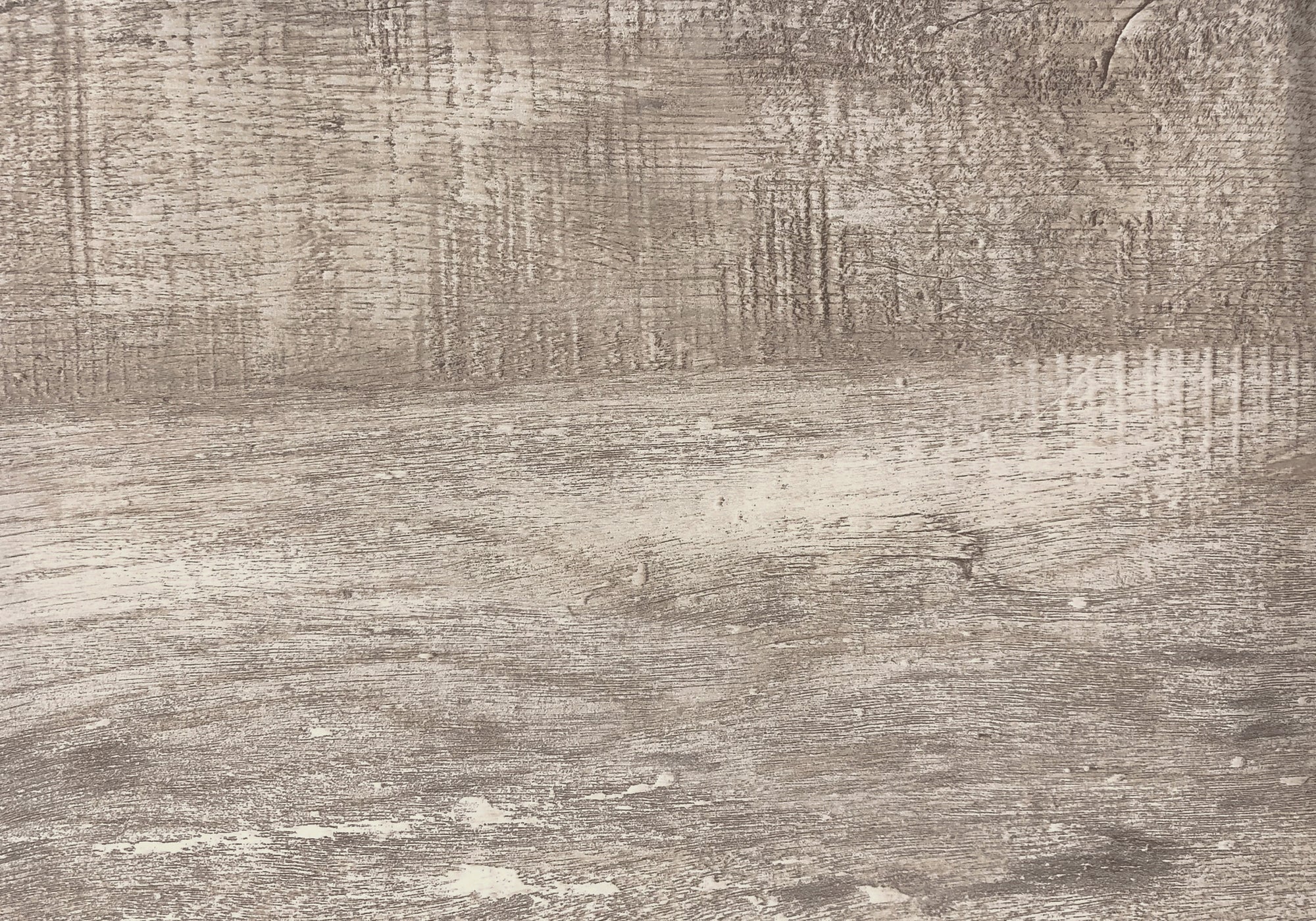 TABLE D'APPOINT - ASPECT BOIS TAUPE / MÉTAL NOIR 
