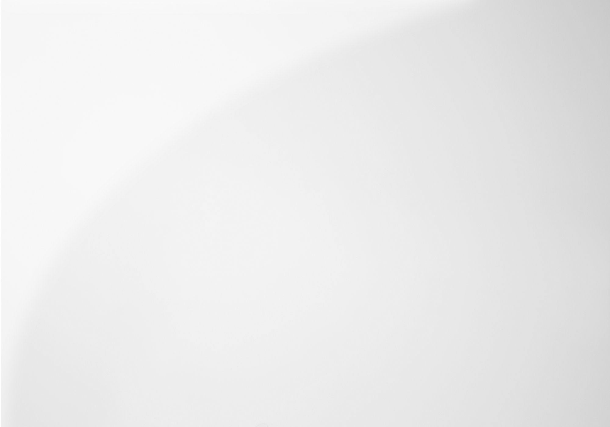 TABLE D'APPOINT - 24"H / BLANC BRILLANT / METAL CHROME