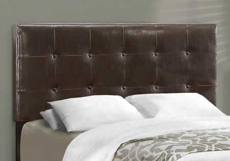 LIT - PLEIN GRANDEUR / SIMILI-CUIR BRUN FONCÉ