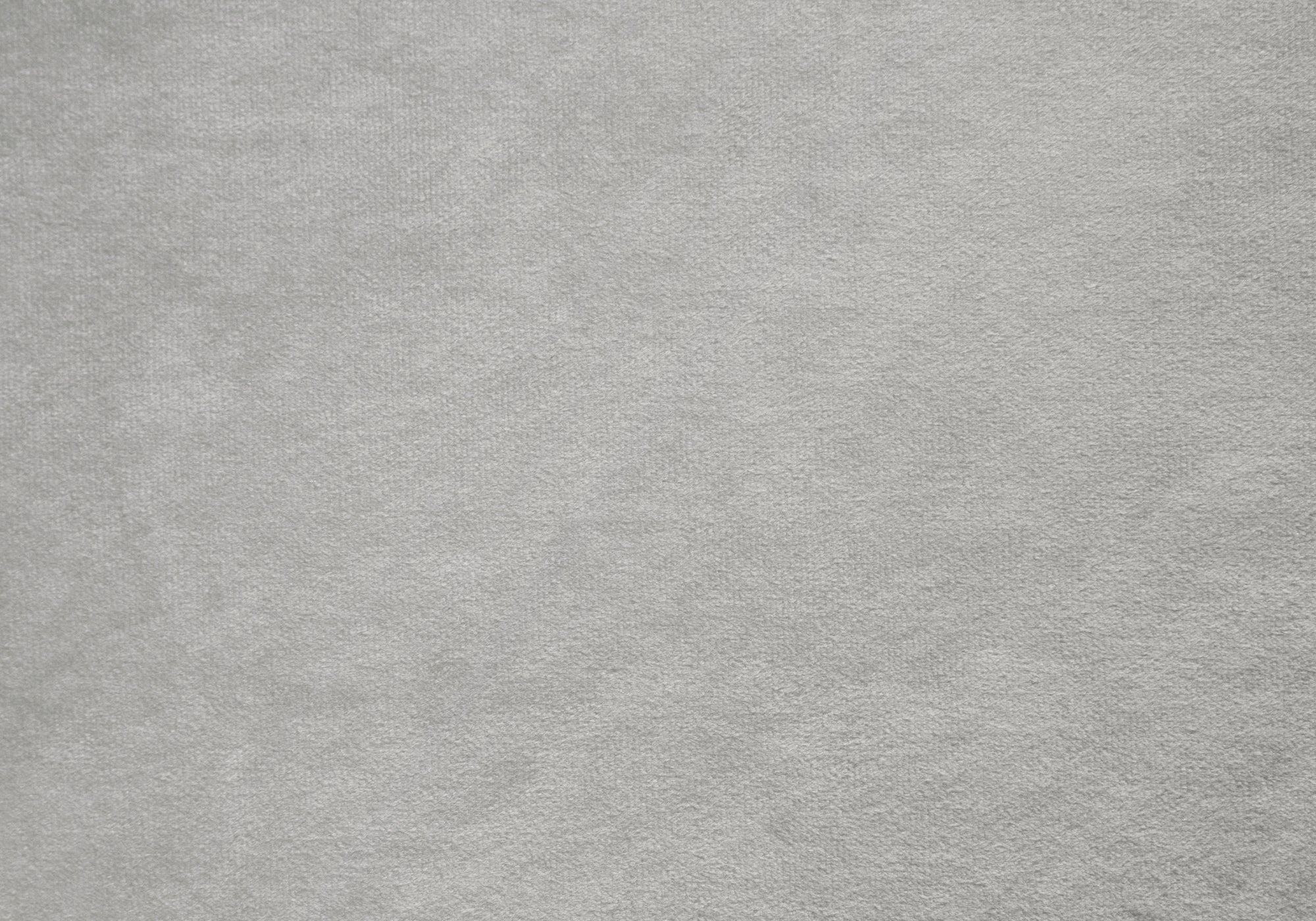 LIT - TAILLE SIMPLE / VELOURS GRIS PÂLE AVEC BORDURES CHROMÉES 