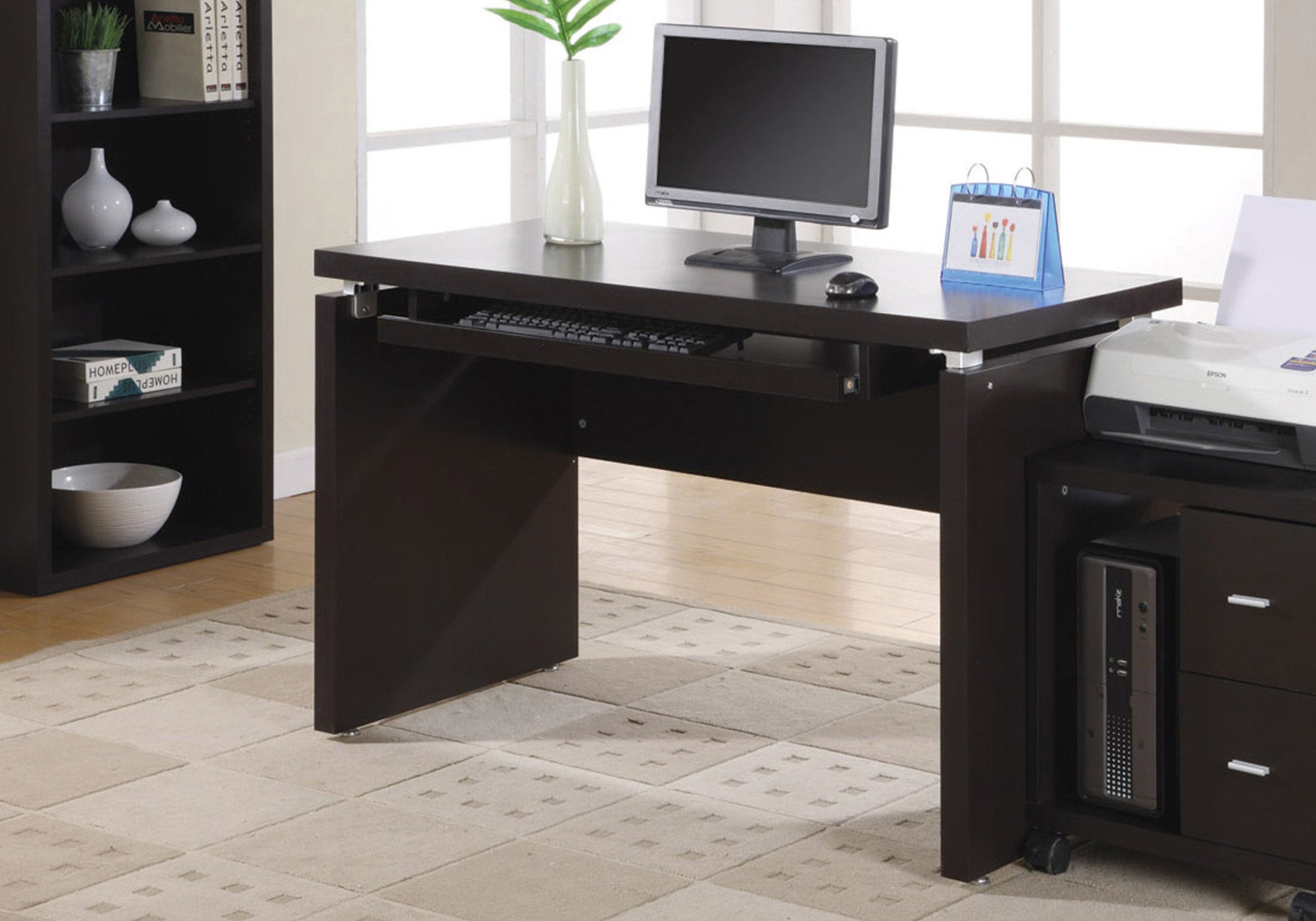 BUREAU D'ORDINATEUR - 48"L / ESPRESSO 