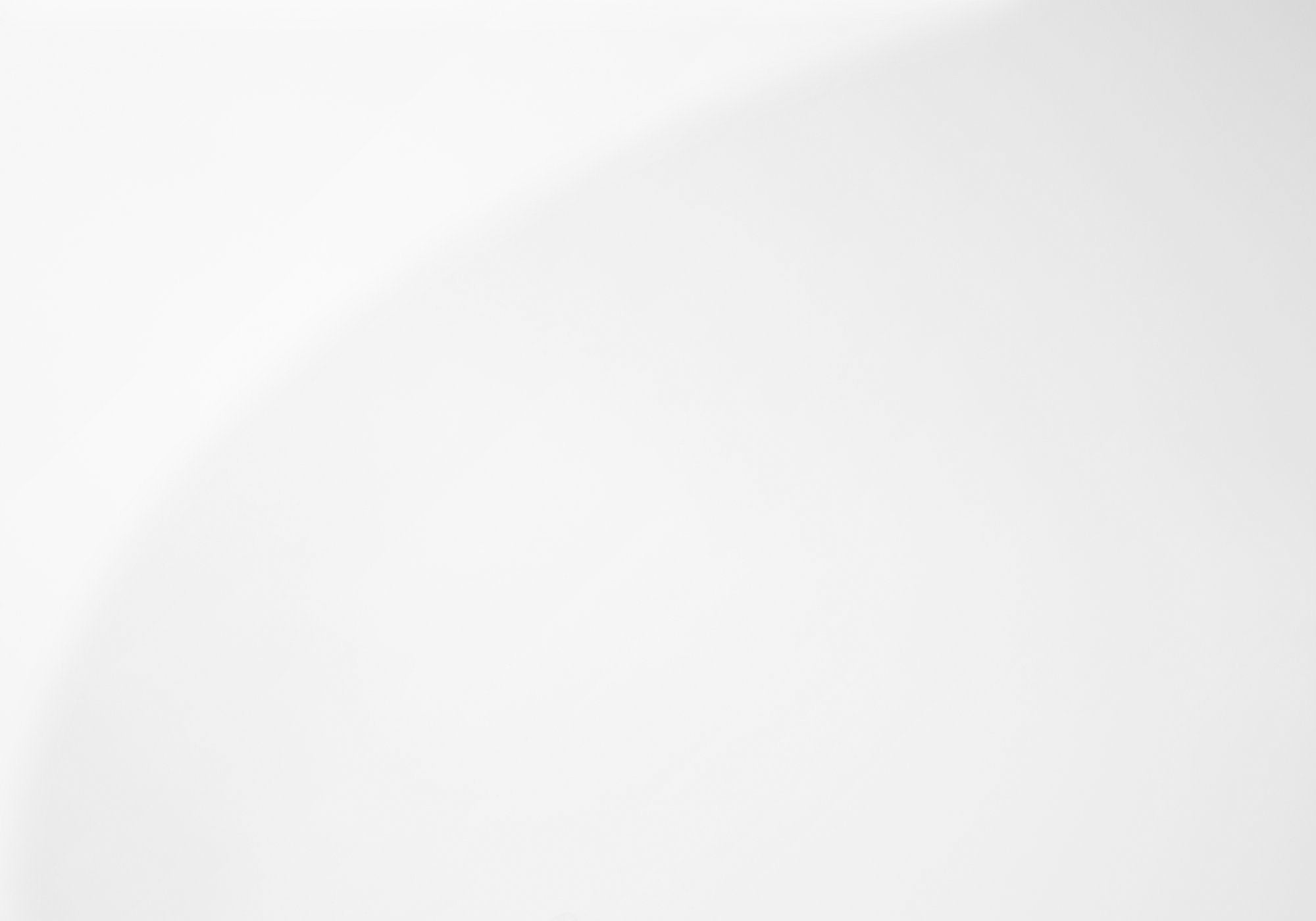 BUREAU D'ORDINATEUR - 48"L / BLANC BRILLANT / METAL CHROME