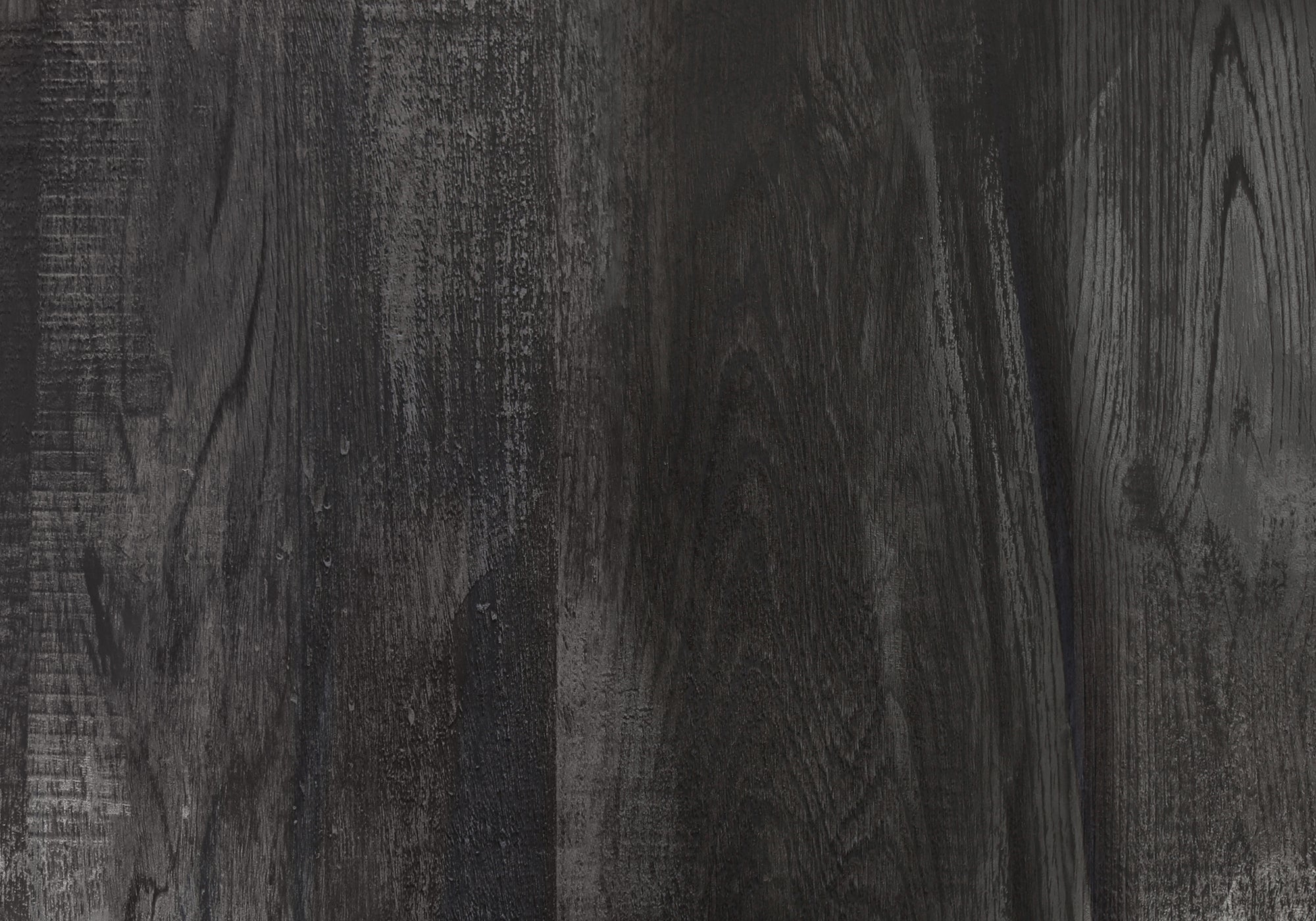 BUREAU D'ORDINATEUR - 55"L / BOIS RÉCUPÉRÉ NOIR / MÉTAL NOIR 