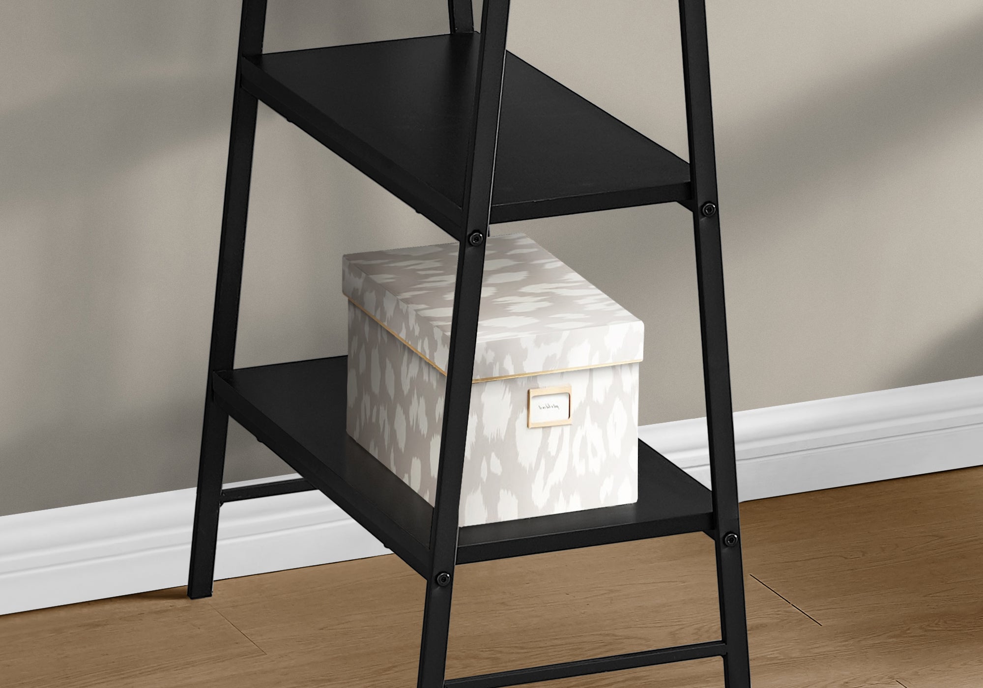 BUREAU D'ORDINATEUR - 48"L / NOIR / MÉTAL NOIR