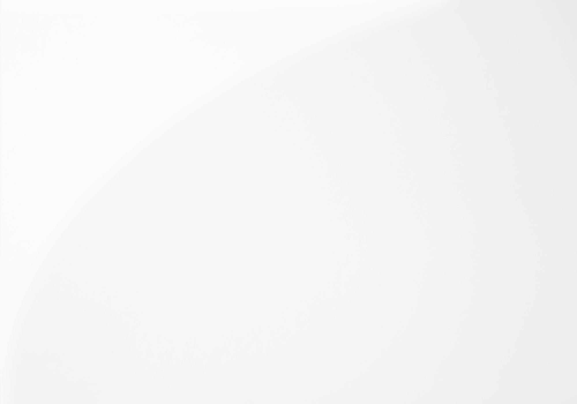 BUREAU D'ORDINATEUR - 48"L / BLANC LUSTRÉ / TIROIR DE RANGEMENT 