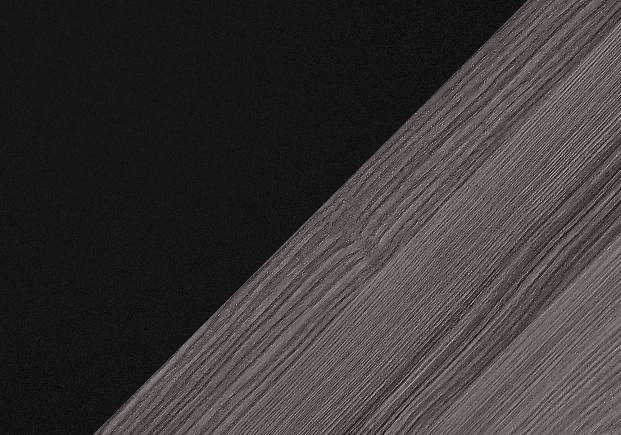 SET DE TABLE - SET 3PCS / NOIR / PLATEAU GRIS