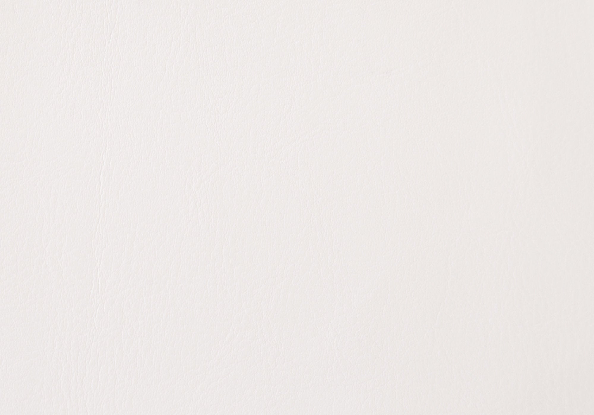 POUF - TISSU SIMILI-CUIR BLANC