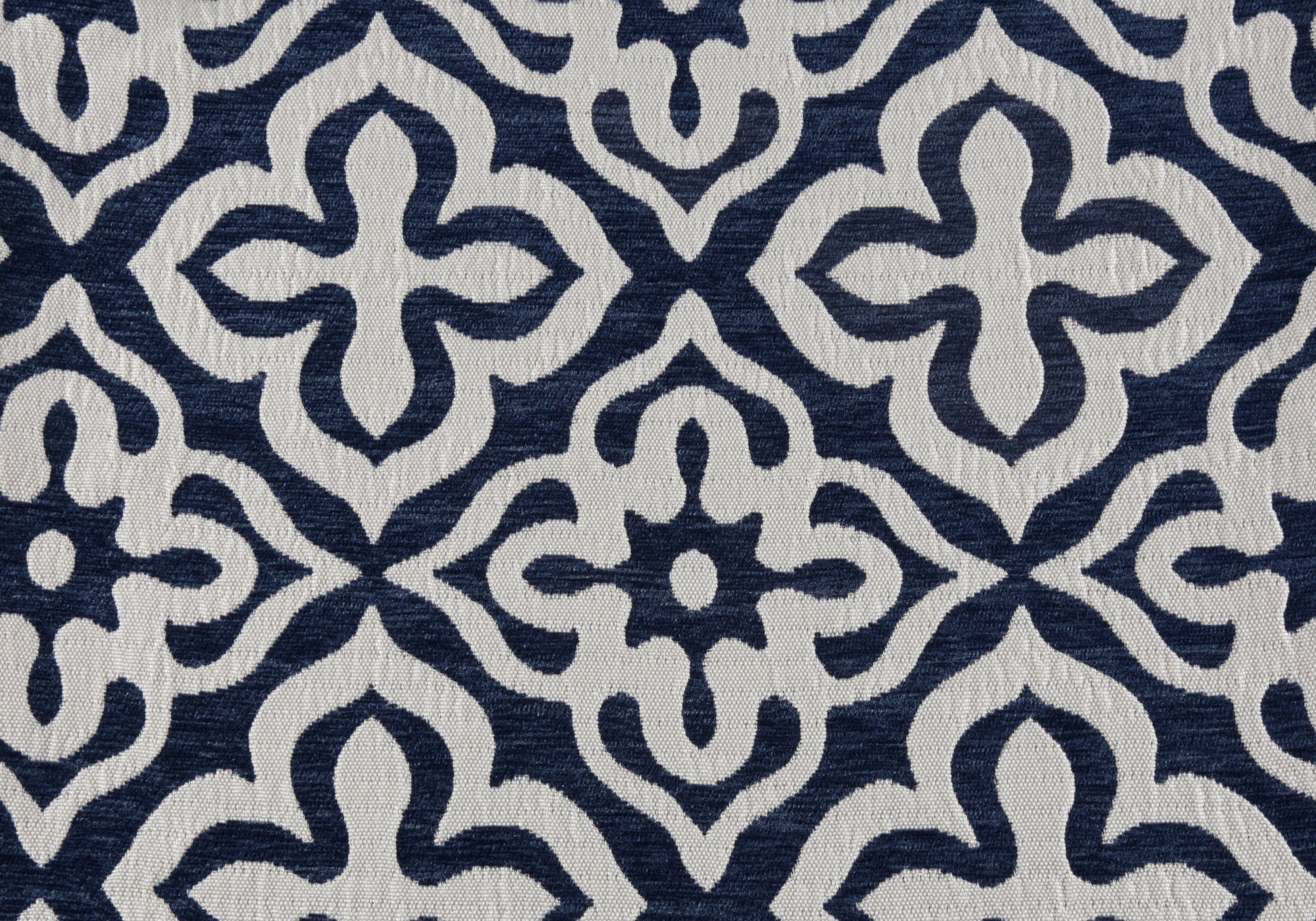 COUSSIN - 18"X 18" / MOTIF BLEU FONCÉ / 1PC 