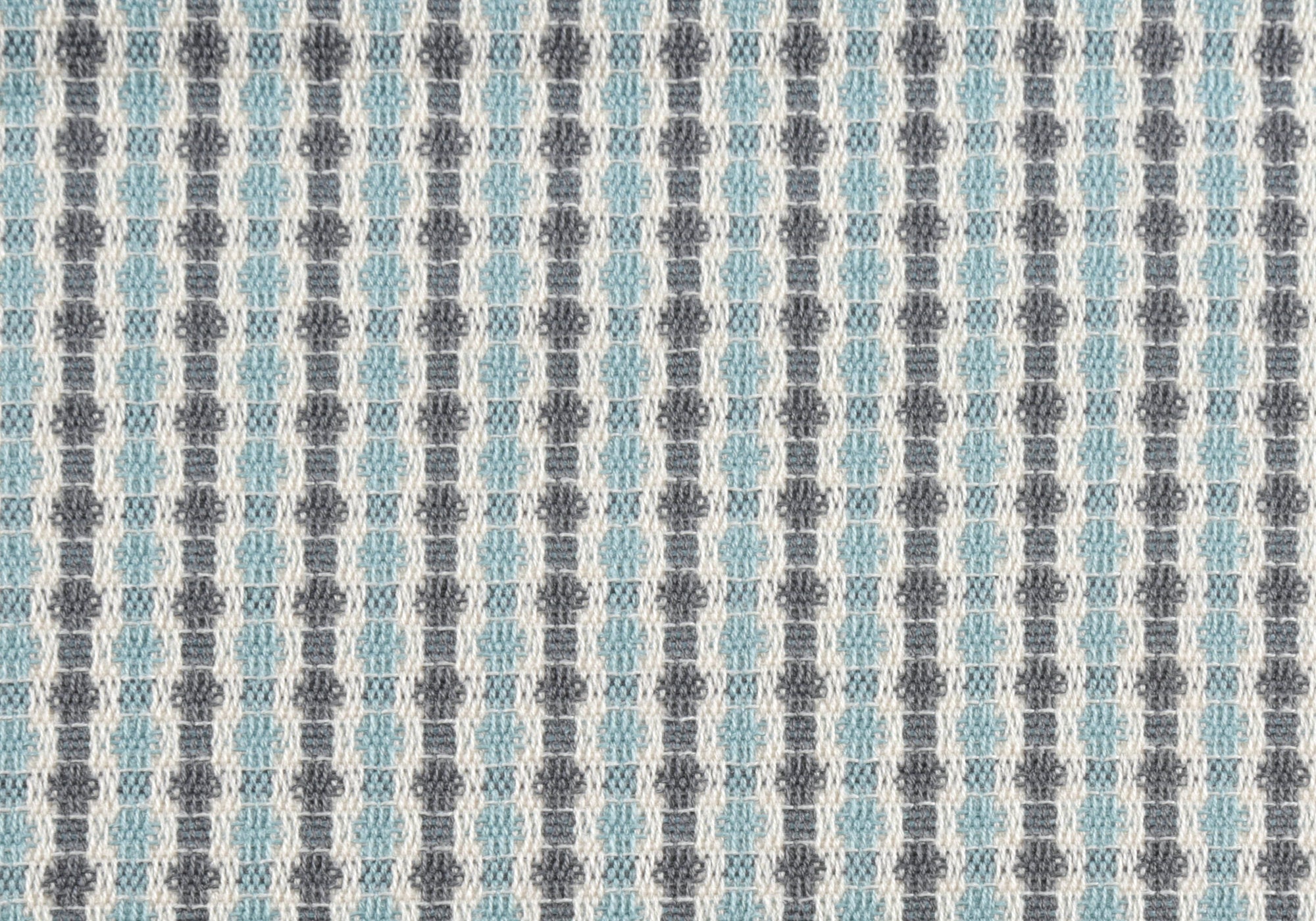 COUSSIN - 18"X 18" / BLEU CLAIR / POIS ABSTRAIT GRIS / 1PC 