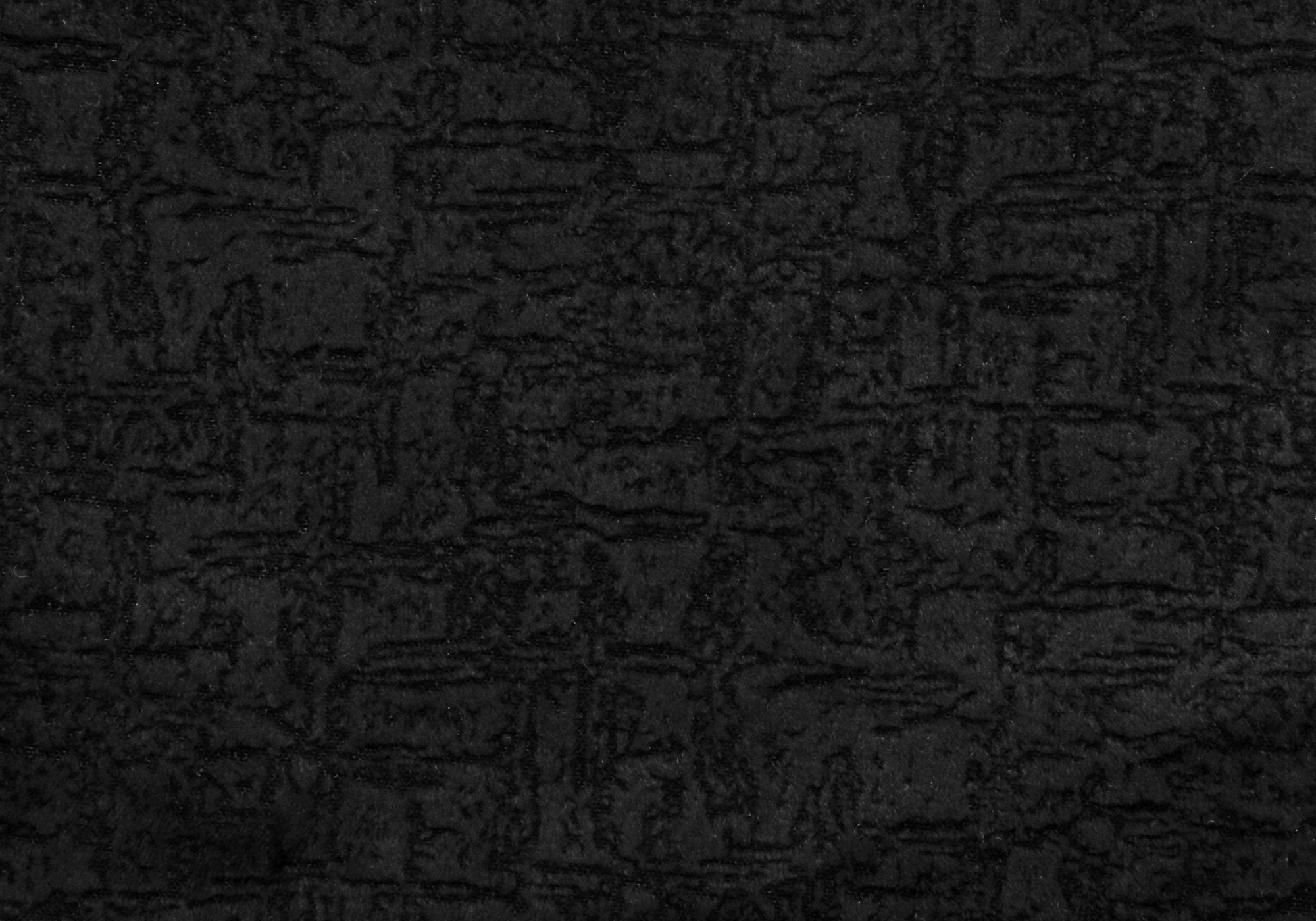 COUSSIN - 18"X 18" / VELOURS MOSAIQUE NOIR / 1PC 