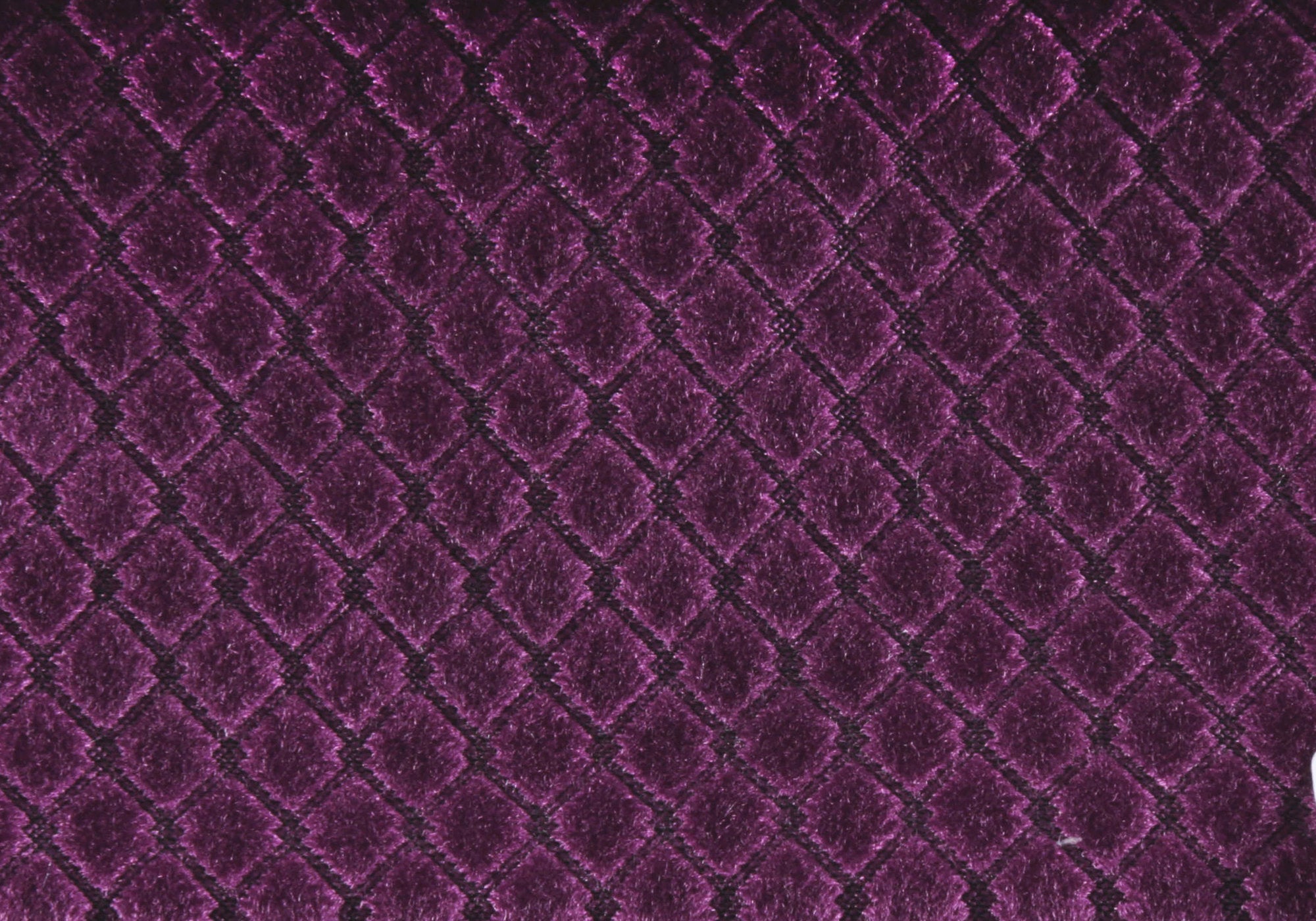 COUSSIN - 18"X 18" / VELOURS DIAMANT VIOLET / 1PC 