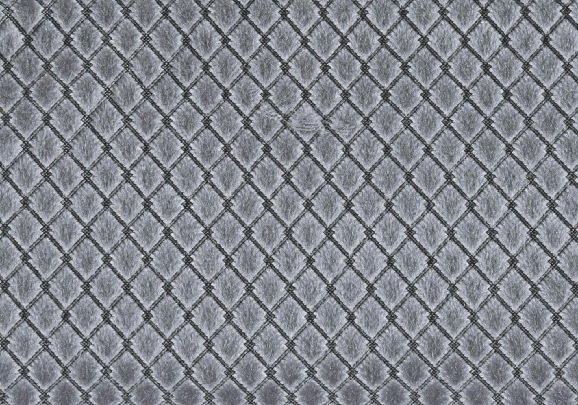 COUSSIN - 18"X 18" / VELOURS DIAMANT ARGENT / 2PCS