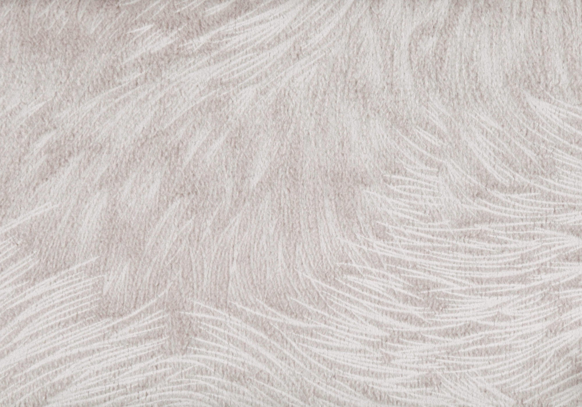 COUSSIN - 18"X 18" / VELOURS À PLUMES TAUPE PÂLE / 2PCS 