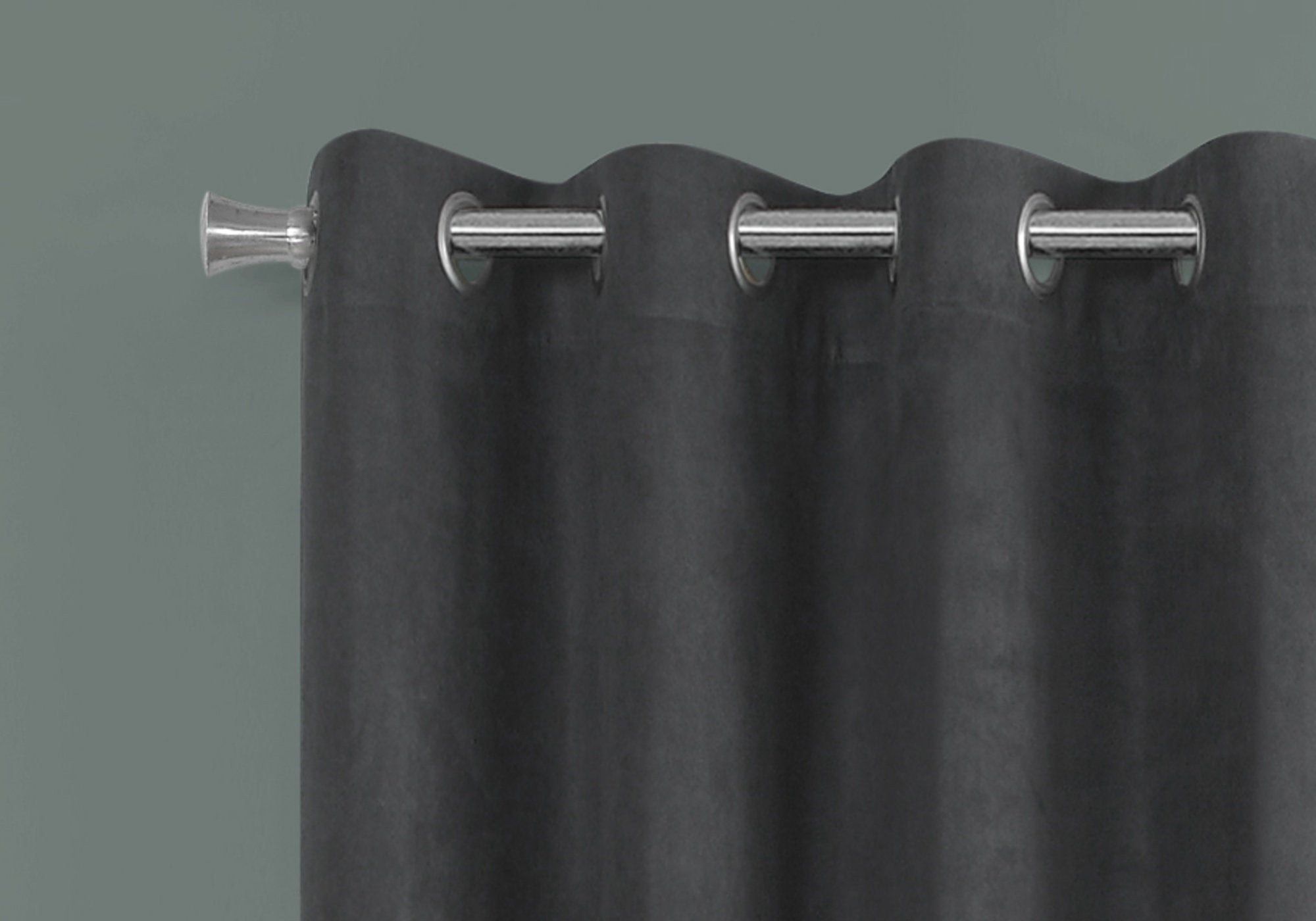 PANNEAU DE RIDEAU - 2PCS / 54"WX 84"H GRIS ASSOMBRISSANT LA PIÈCE 