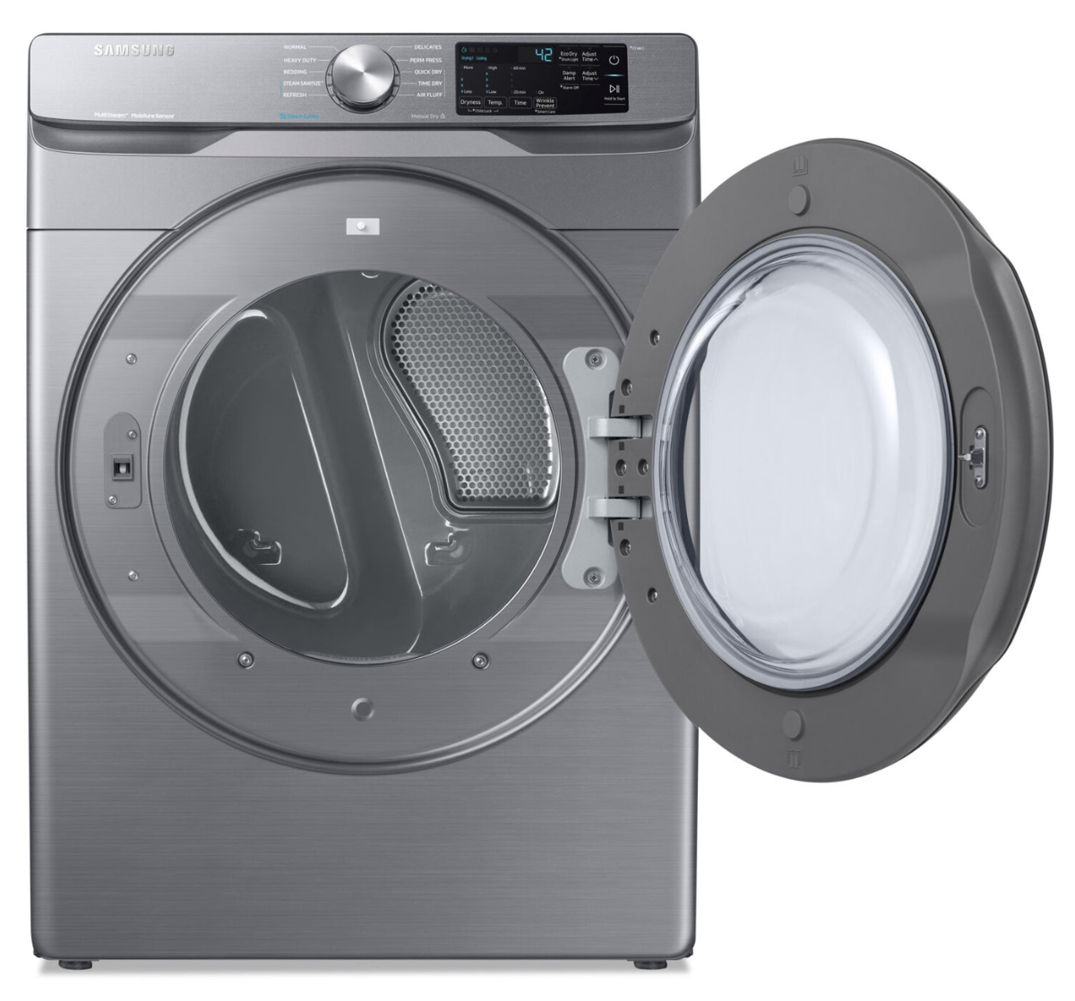 Sécheuse électrique Samsung de 7,5 pi cu. avec assainissement à la vapeur – DVE45T6100P/AC