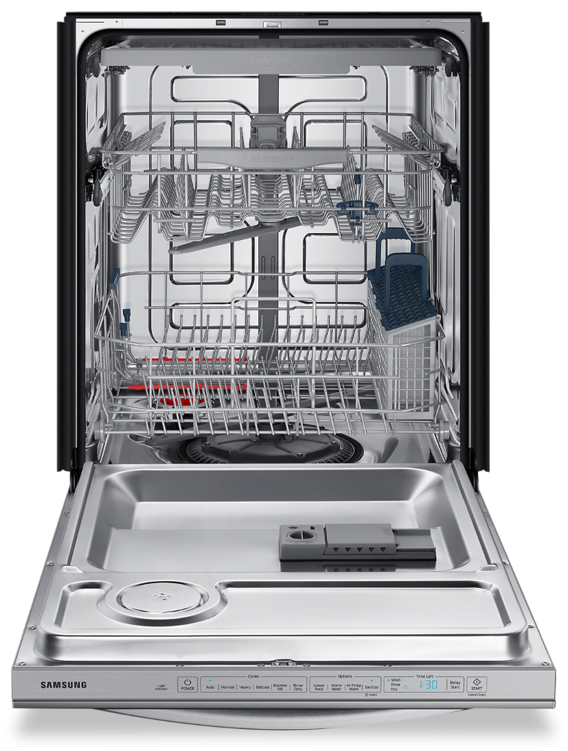 Lave-vaisselle Samsung à commandes sur le dessus avec technologie StormWashMC - DW80R5061US/AA