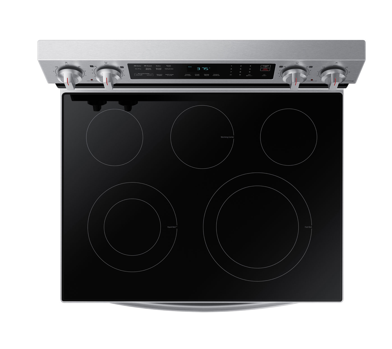 Cuisinière Électrique Autonome De 6,3 Pi³ À Convection Par Ventilateur Avec Wi-Fi Et Friture À Air En Acier Inoxydable *PRODUIT NEUF* Samsung (NE63A6511SS)