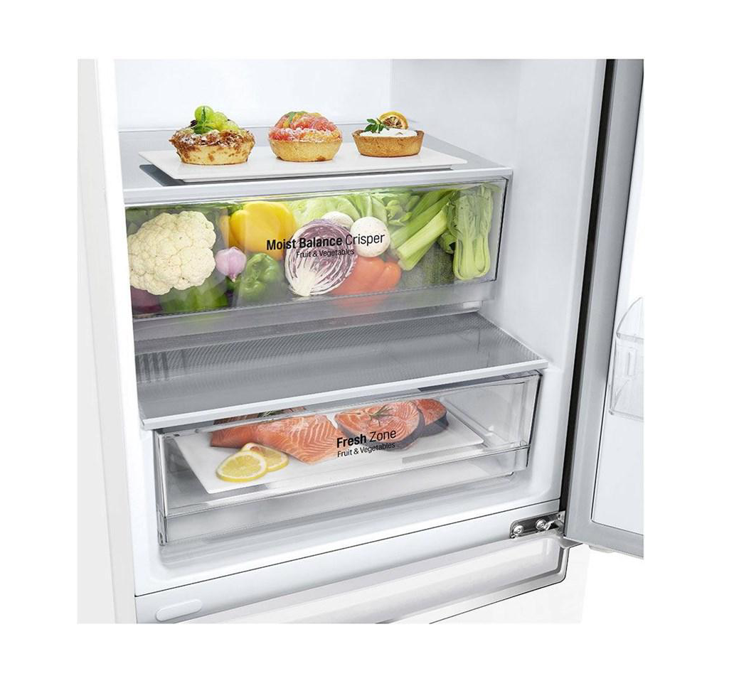 Réfrigérateur À Congélateur Inférieur À Profondeur Comptoir De 12 Pi³ / 24 Po Blanc LG ( LBNC12231W )