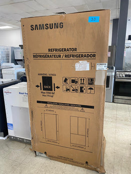 Samsung 22,6 Cu. pi. Réfrigérateur intelligent à portes françaises avec Refroidissement Double Plus™ - RF23R6201SG/AA