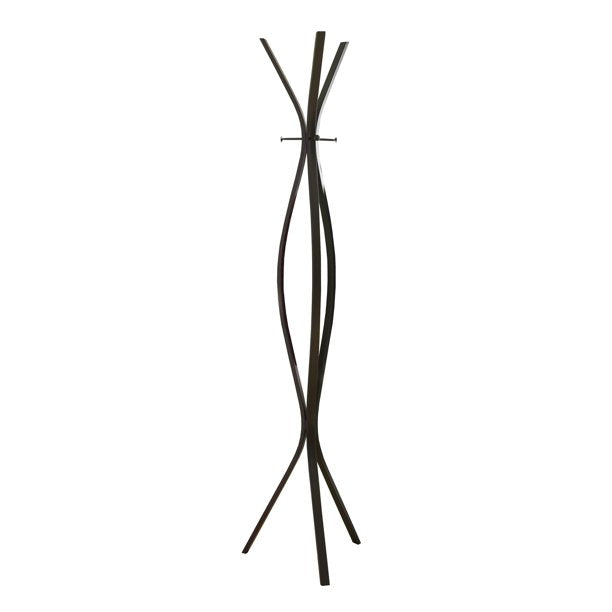 PORTE-MANTEAUX - 72"H / MÉTAL STYLE ESPRESSO CONTEMPORAIN 