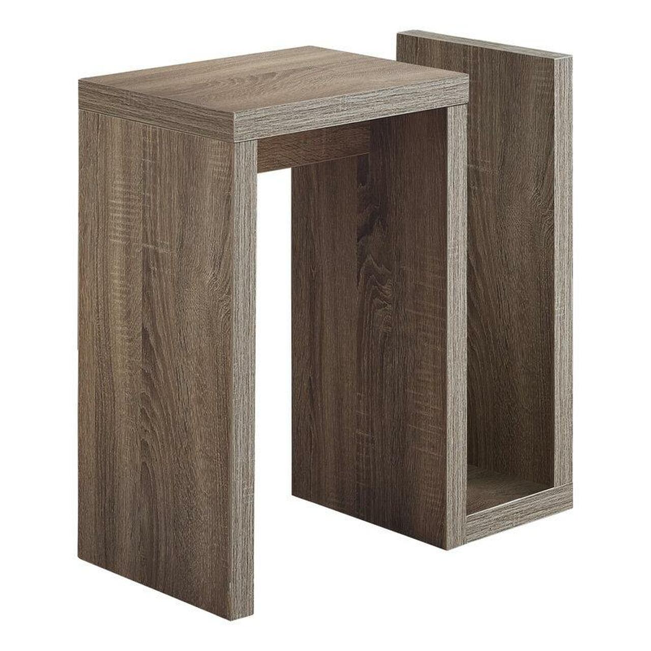 TABLE D'APPOINT - 24"H / FONCE TAUPE 
