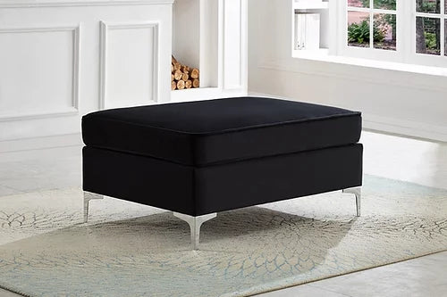 Canapé Sectionnel avec Pouf : Confort et Style Réunis