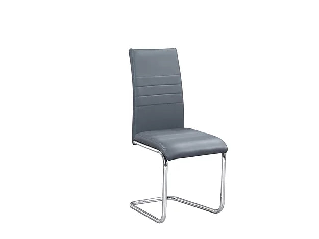 Chaise de salle à manger de couleur grise - Ensemble de 6 pièces