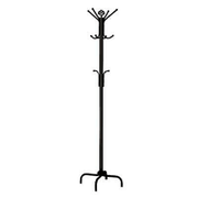 PORTE MANTEAU - 70"H / METAL NOIR 