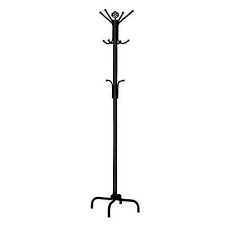 PORTE MANTEAU - 70"H / METAL NOIR 
