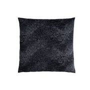 COUSSIN - 18"X 18" / VELOURS PLUME NOIR / 1PC 
