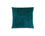 COUSSIN - 18"X 18" / VELOURS BROSSE TURQUOISE / 1PC