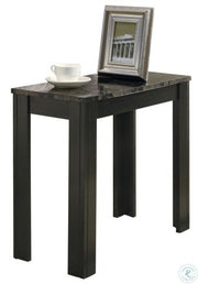 TABLE D'APPOINT - MARBRE NOIR / GRIS 