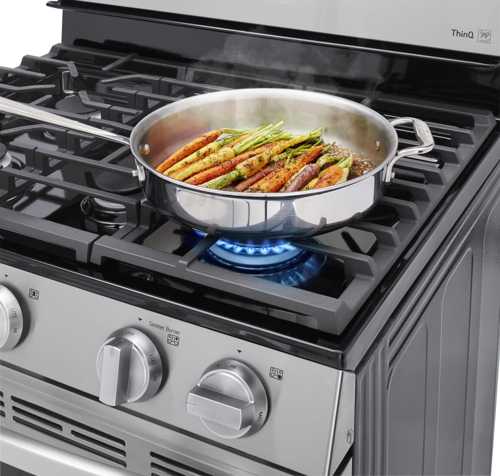Cuisinière Au Gaz De 5,8 Pi³ Avec Four Simple EasyClean Wi-Fi En Acier Inoxydable LG *PRODUIT NEUF* ( LRGL5821S )