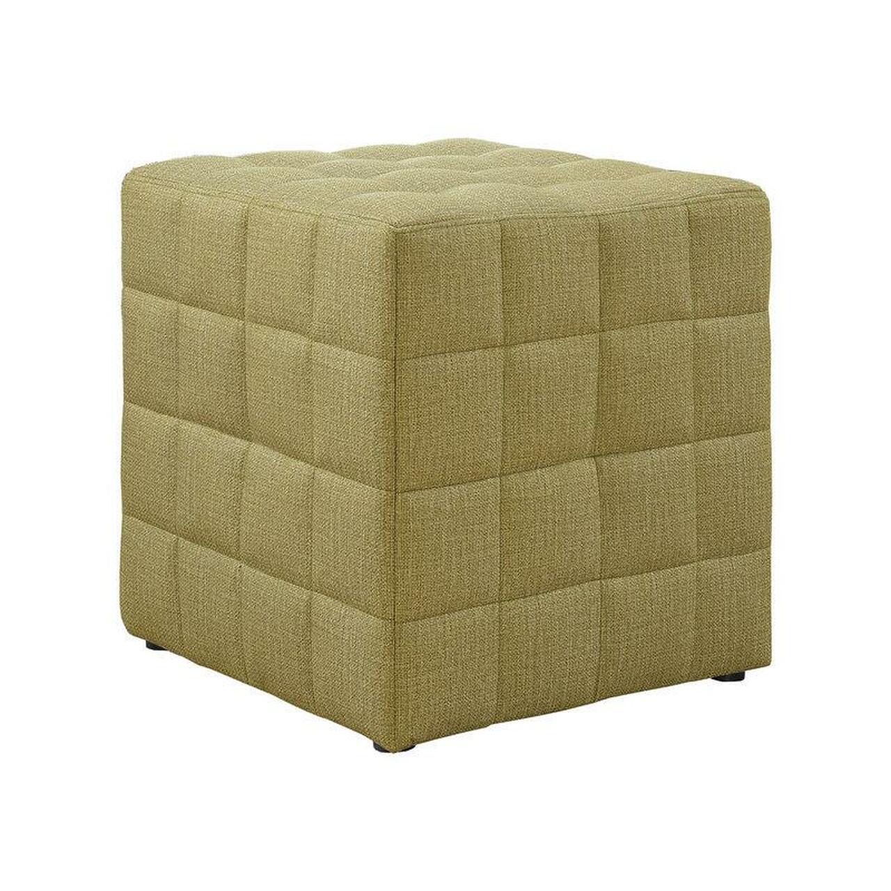 POUF - TISSU ASPECT LIN OU CLAIR 