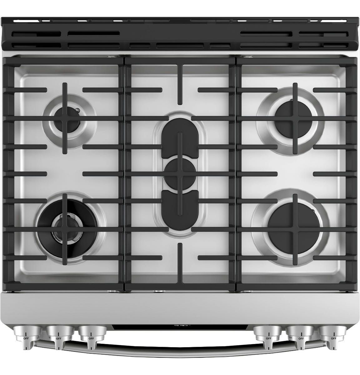 Cuisinière Au Gaz Bicombustible Encastrée De 30" / 5,6 Pi³ Avec Four À Convection En Acier Inoxydable GE PROFILE ( PC2S930SELSS )