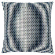 COUSSIN - 18"X 18" / CLAIR / POIS ABSTRAIT BLEU FONCÉ / 1PC 