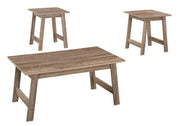 SET DE TABLE - 3PCS / TAUPE FONCE